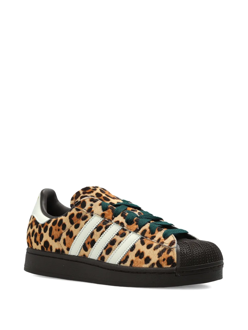 adidas Superstar II sneakers met luipaardprint Bruin