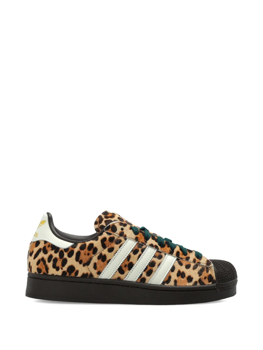 adidas Superstar II sneakers met luipaardprint Bruin