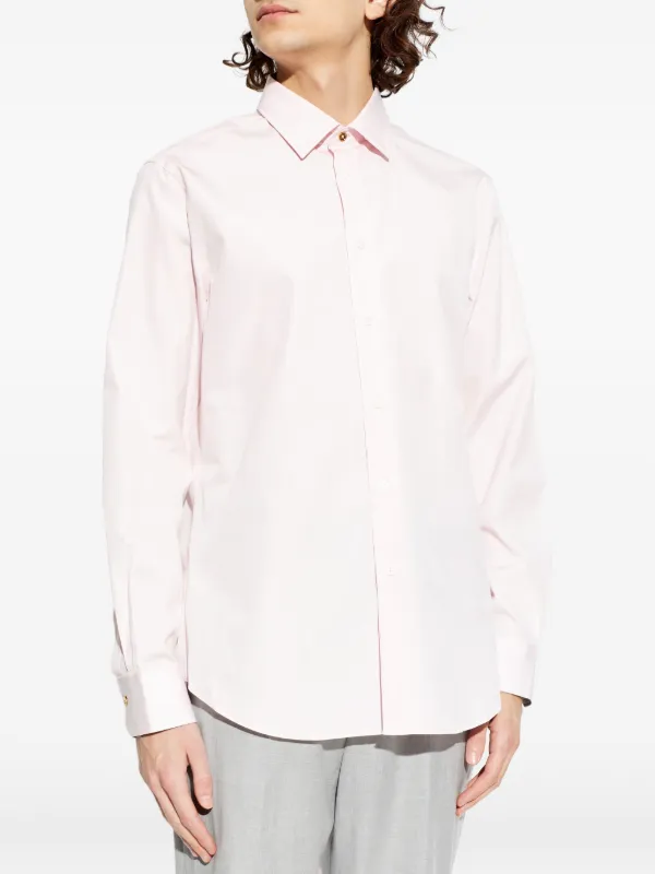 Paul Smith Long-sleeved Buttoned Men Shirt - Pink