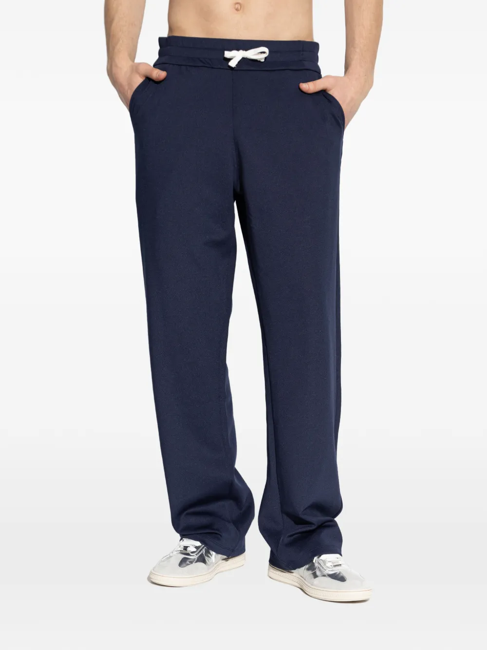  Balmain Drawstring Track Pants - Blue 