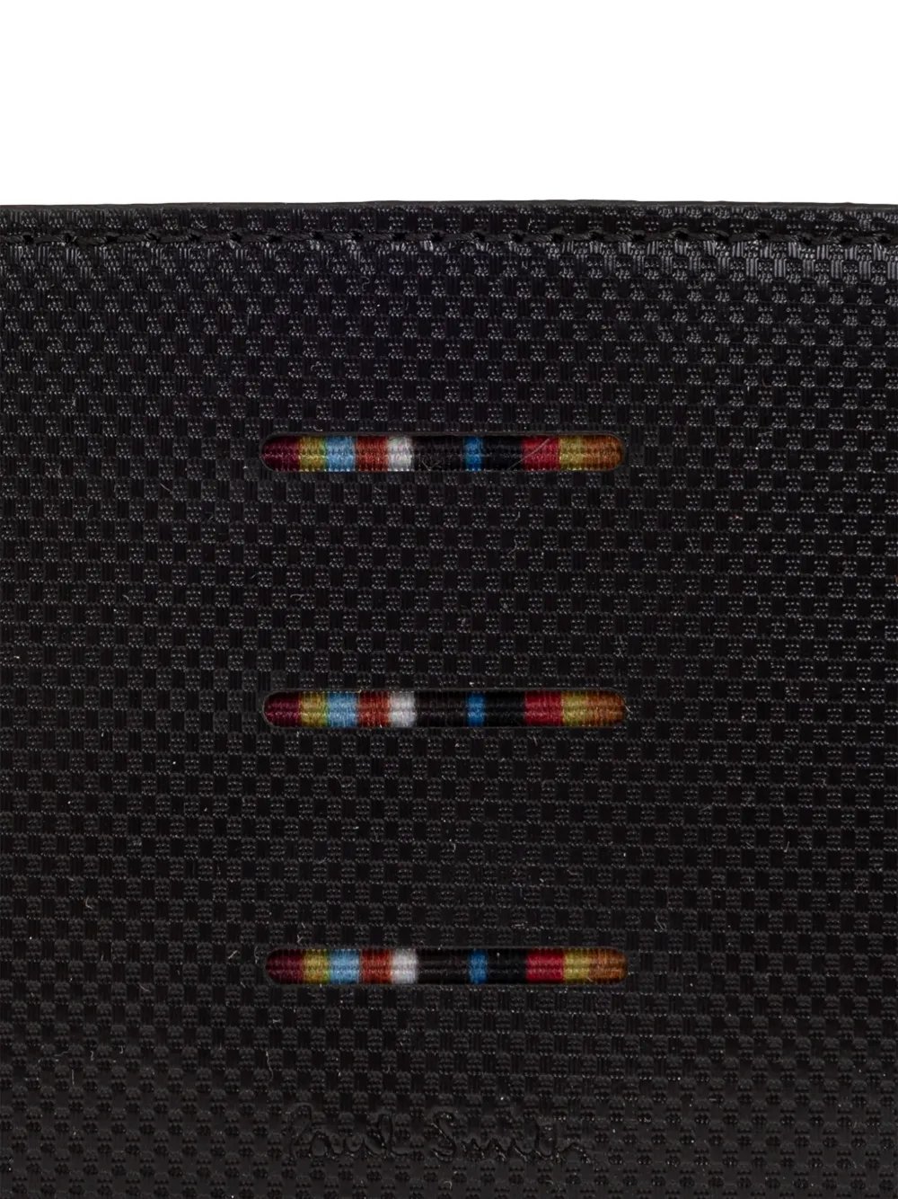  Paul Smith Stripe-detail Wallet - Black 