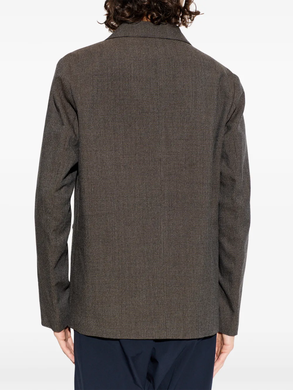 Paul Smith Wollen shirtjack met knopen Bruin