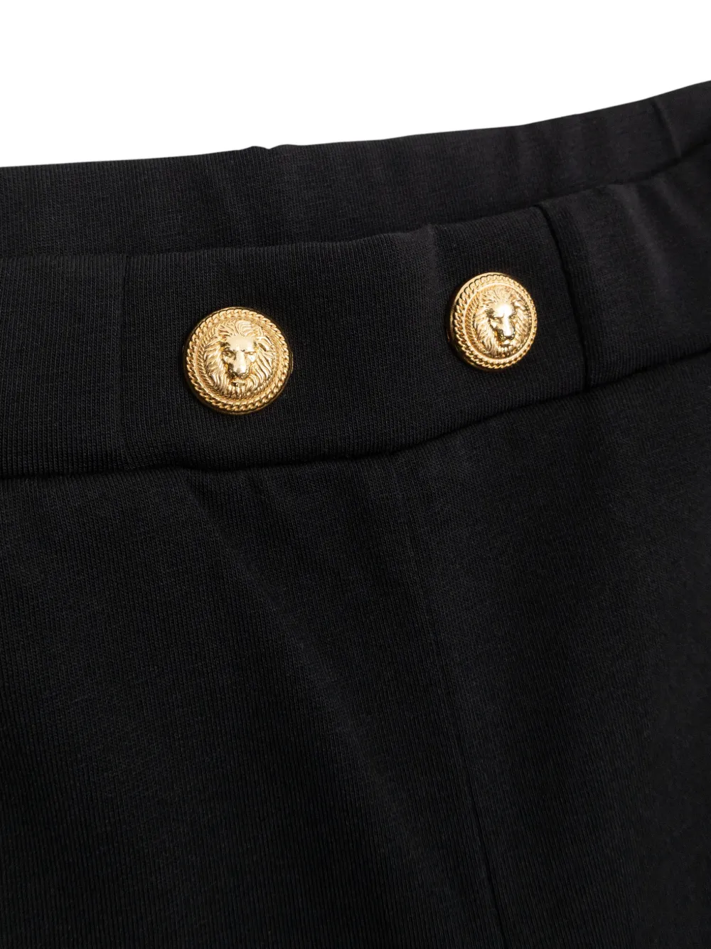  Balmain Kids Button-detail Trousers - Black 
