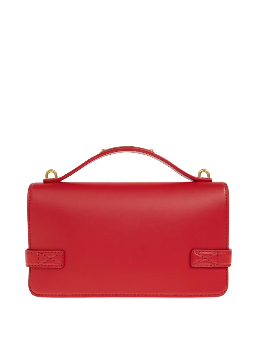  Balmain B-buzz 24 Logo-plaque Cross Body Bag - Red 
