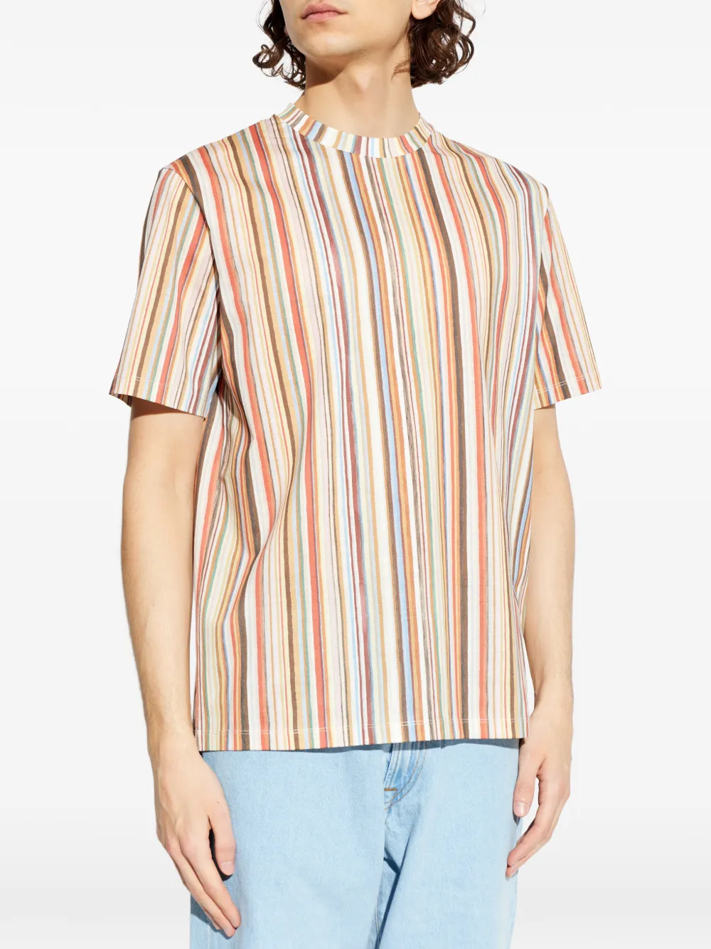 Striped Short-Sleeves T-Shirt