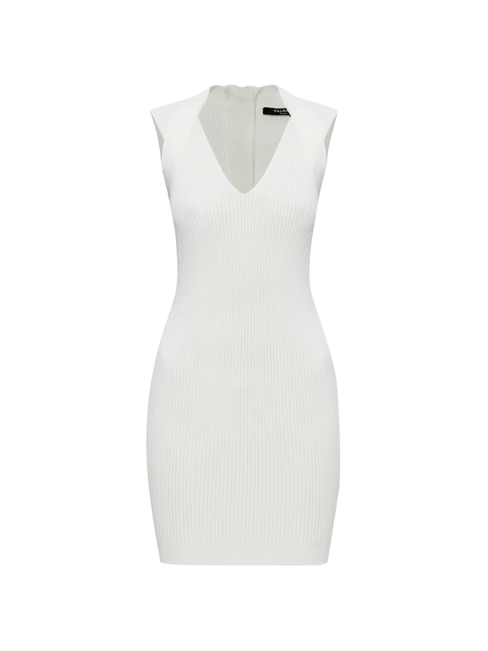 Balmain V-neck sleeveless dress - Bianco