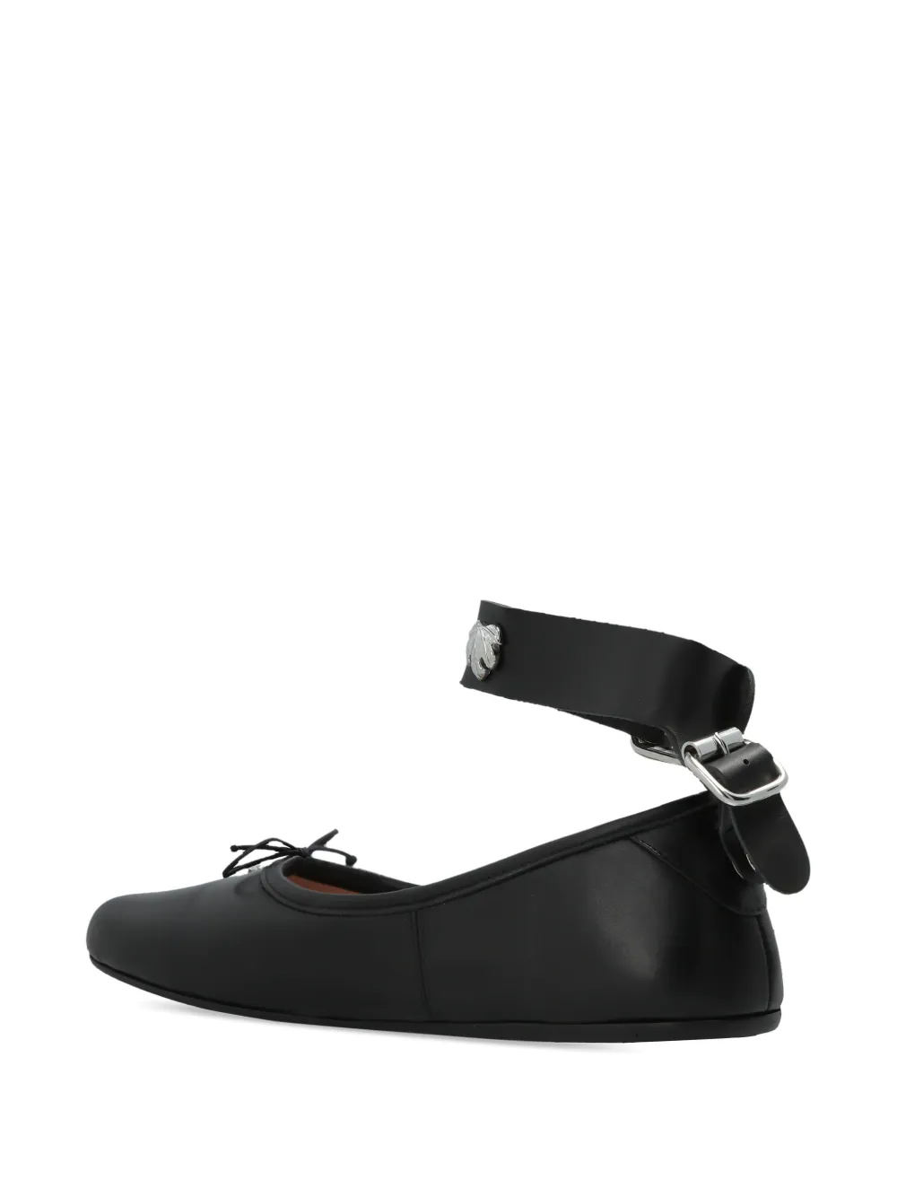 Vivienne Westwood Bardot ballerina's met enkelbandje Zwart