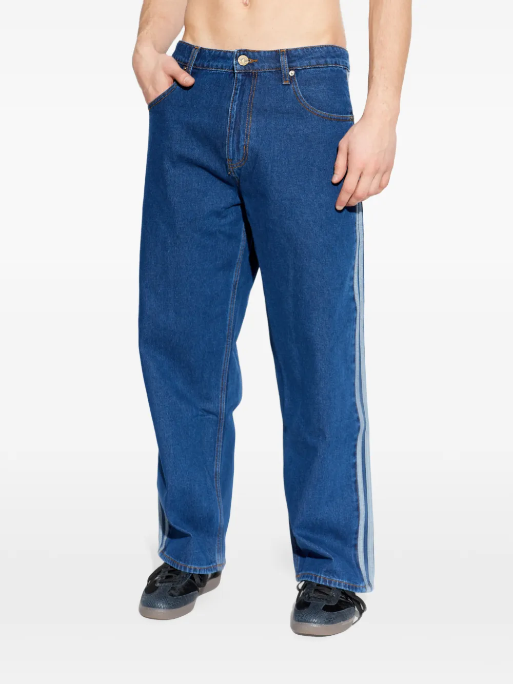  Adidas Stripe Jeans - Blue 