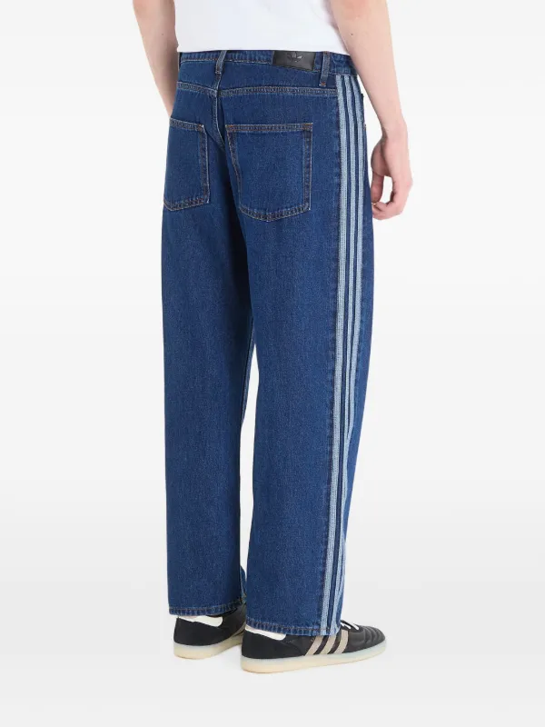 Adidas Firebird Adicolor Denim Pants | Blue | FARFETCH