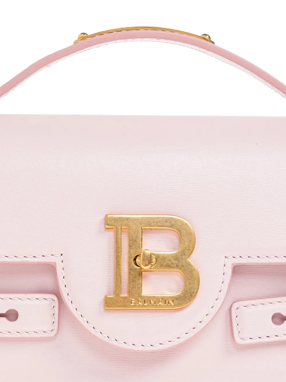 Balmain 24 B-Buzz leren crossbodytas Roze