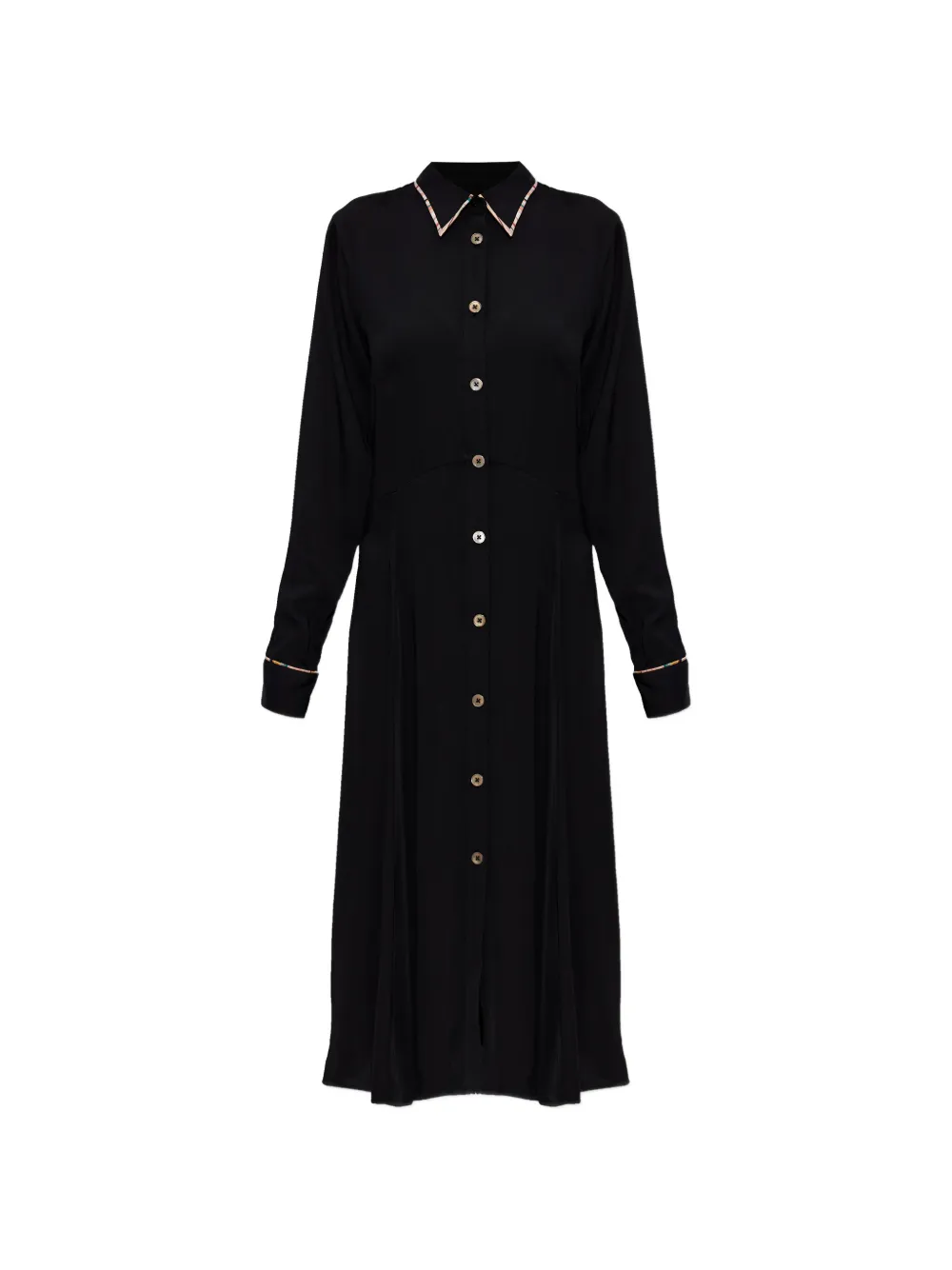 PS Paul Smith long-sleeve midi dress - Nero