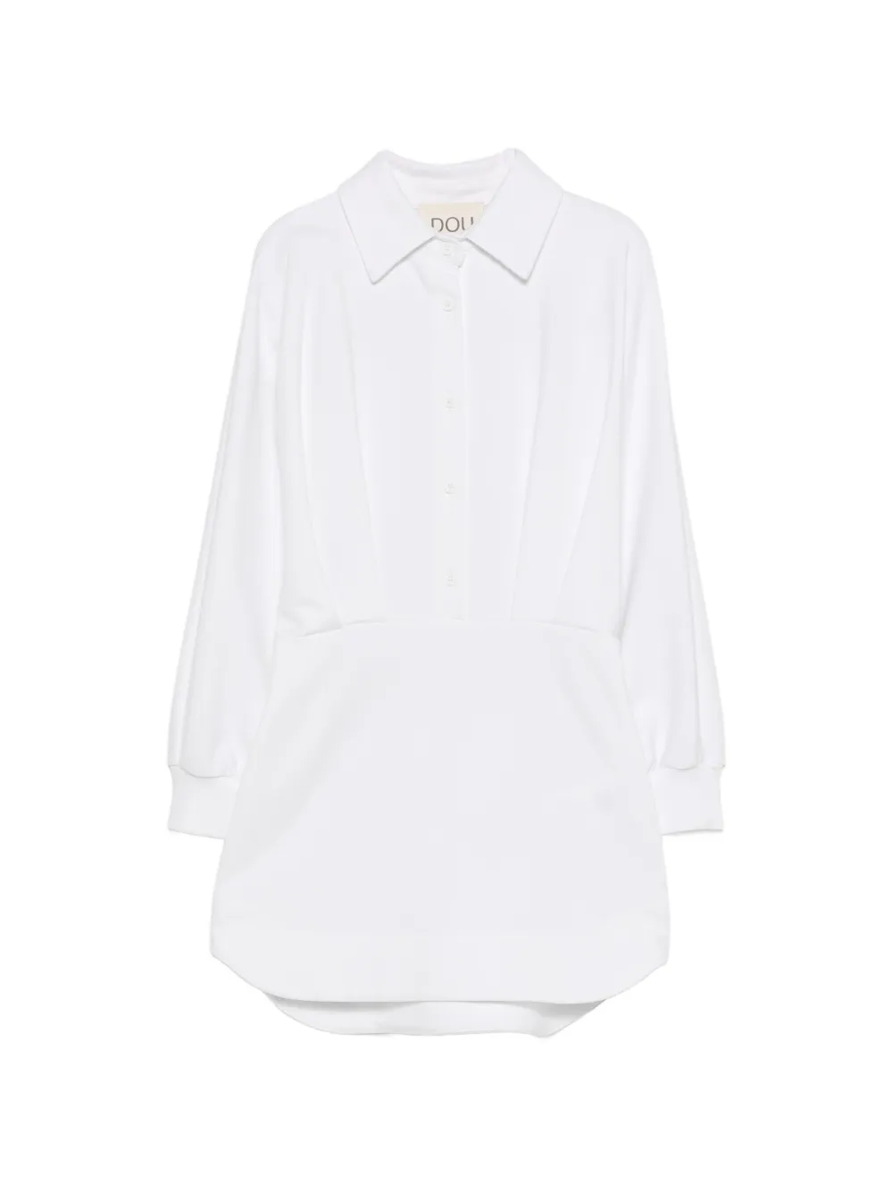 Douuod Kids buttoned dress - Bianco