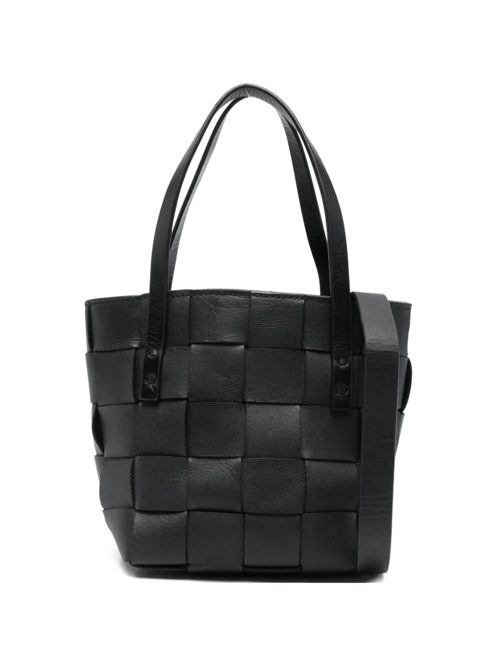 P.a.r.o.s.h Leather Tote Bag In Black