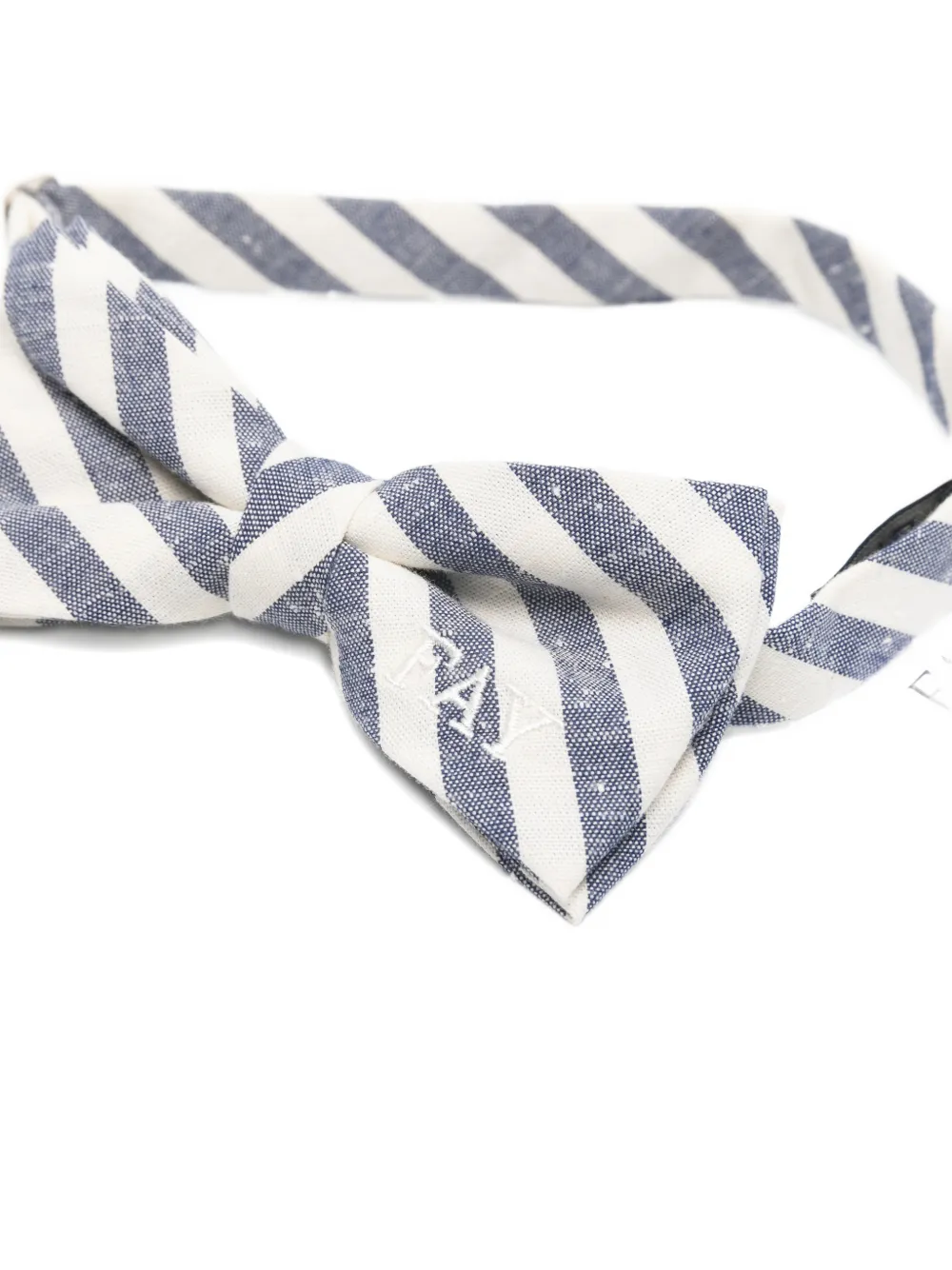 Fay Kids striped bow tie - Blauw
