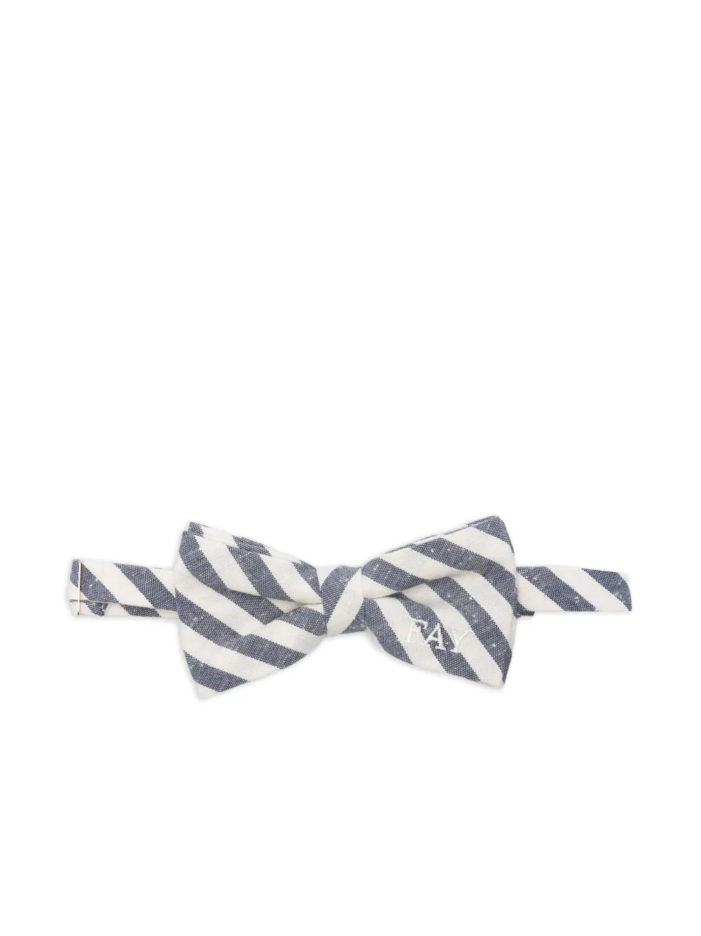 Fay Kids striped bow tie - Blu