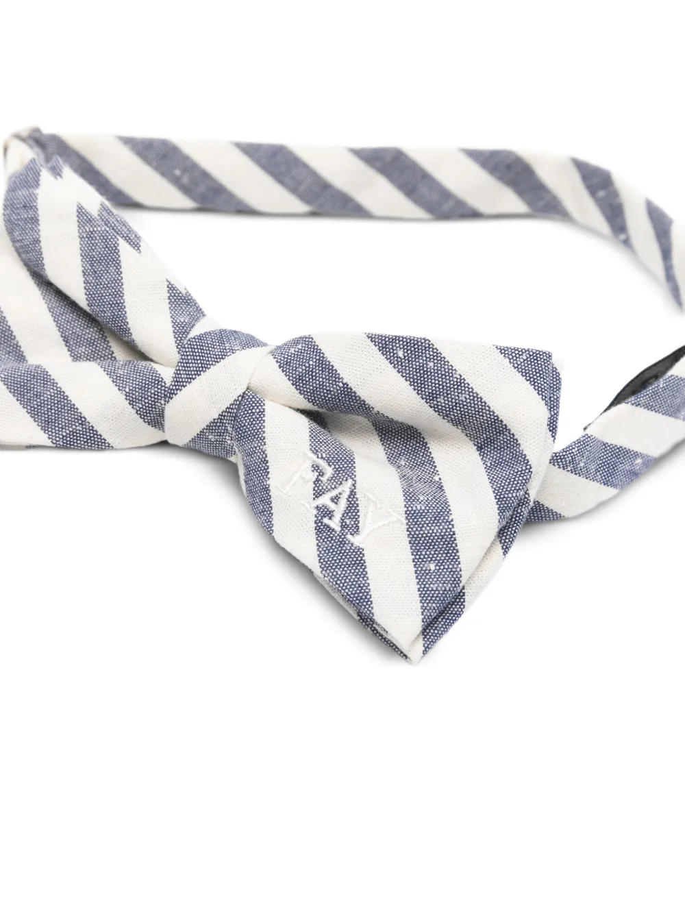  Fay Kids Striped Bow Tie - Blue 