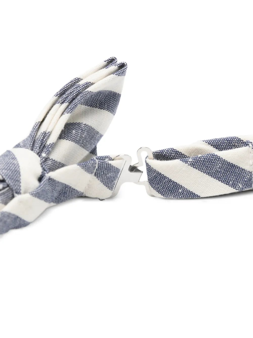  Fay Kids Striped Bow Tie - Blue 