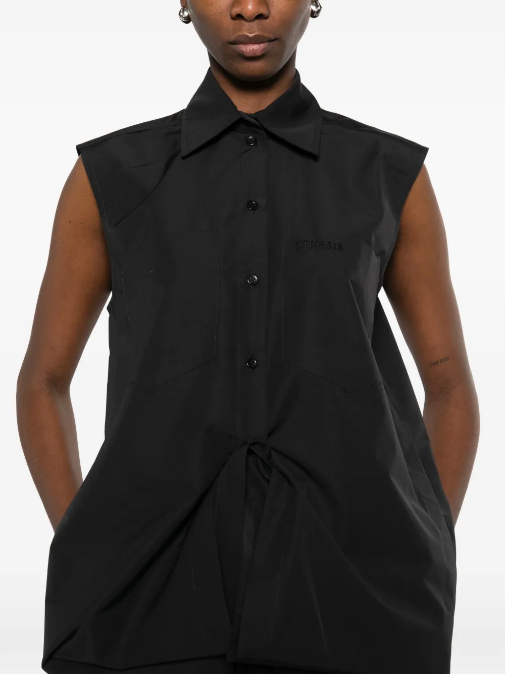 LITKOVSKA Blouse met zak Zwart