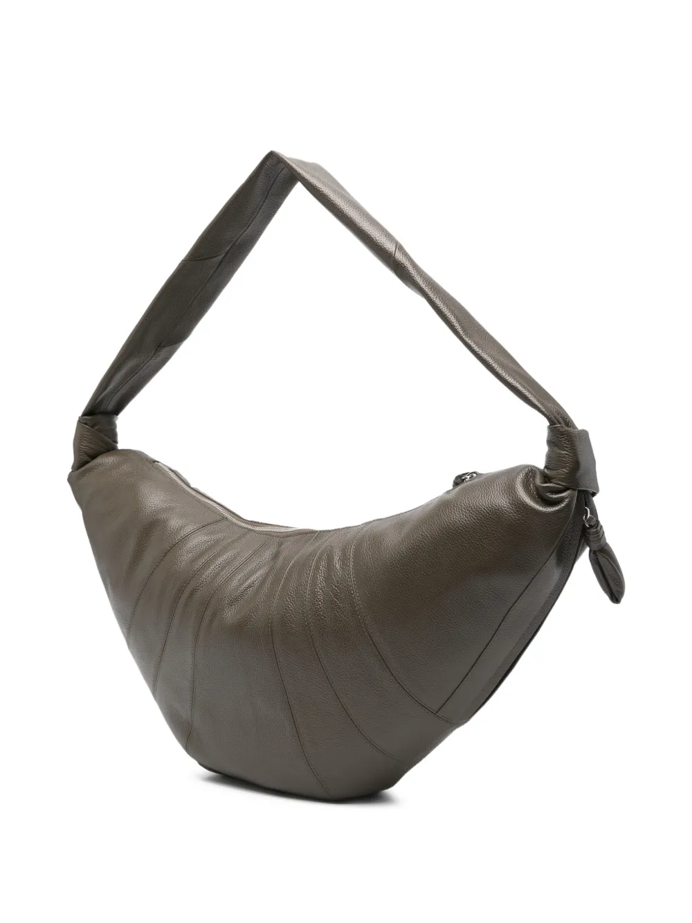 LEMAIRE Grote Croissant shopper met rits Bruin