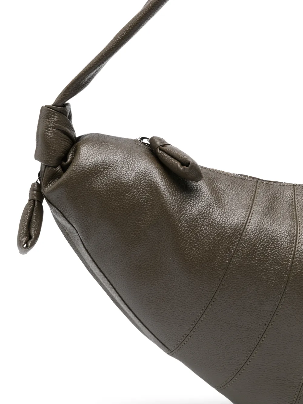 LEMAIRE Grote Croissant shopper met rits Bruin