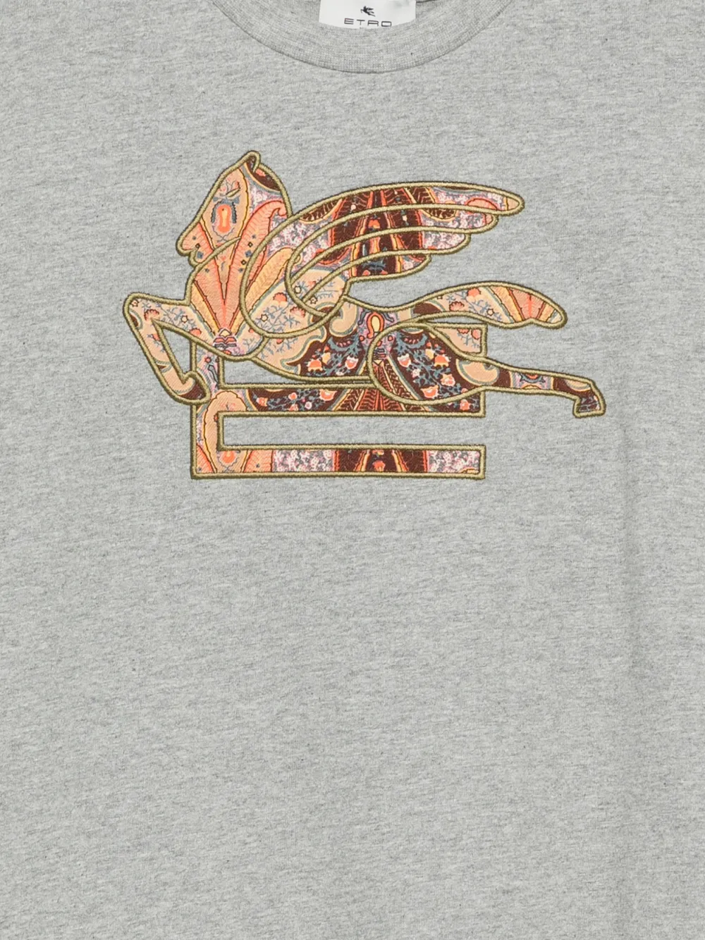  Etro Kids Logo T-shirt - Grey 