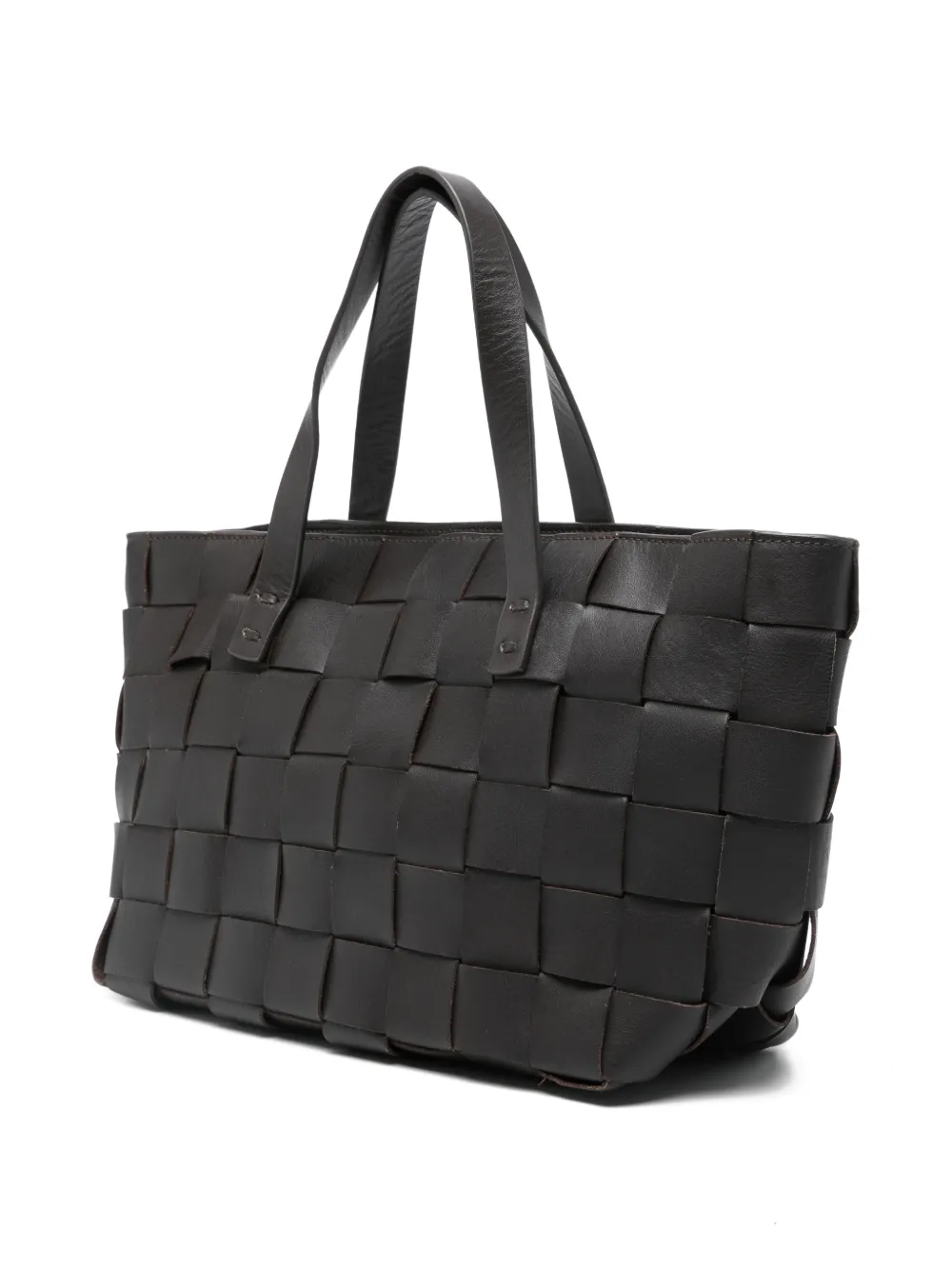  P.a.r.o.s.h. Leather Tote Bag - Brown 