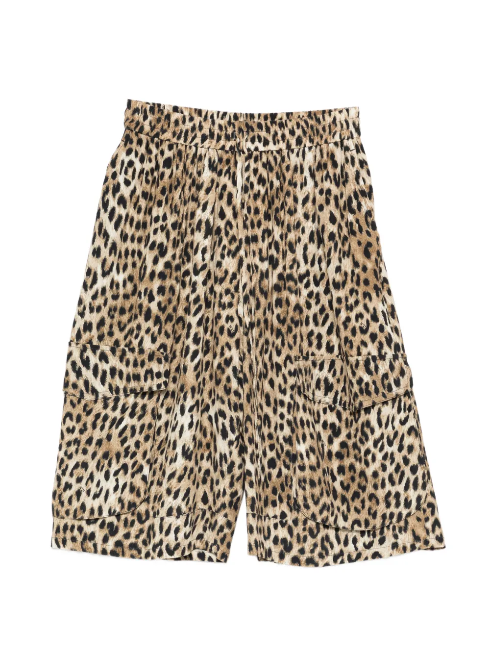 Nº21 leopard-print shorts - Toni neutri