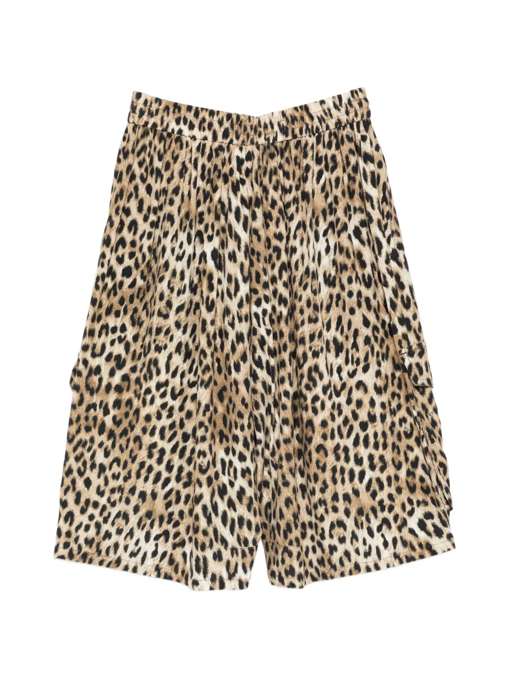  Nº21 Leopard-print Shorts - Neutrals 