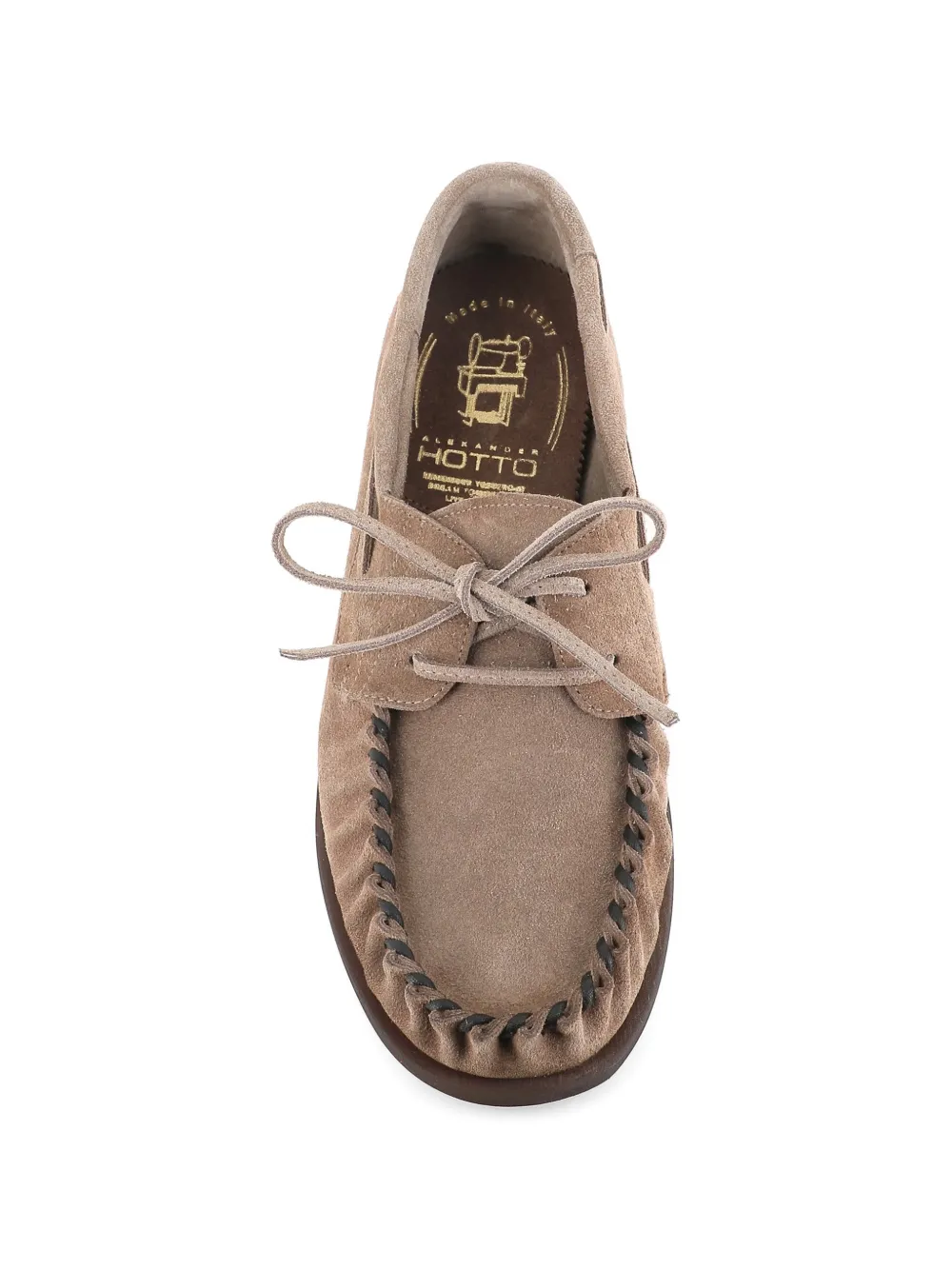 Alexander Hotto Suède derby schoenen Beige