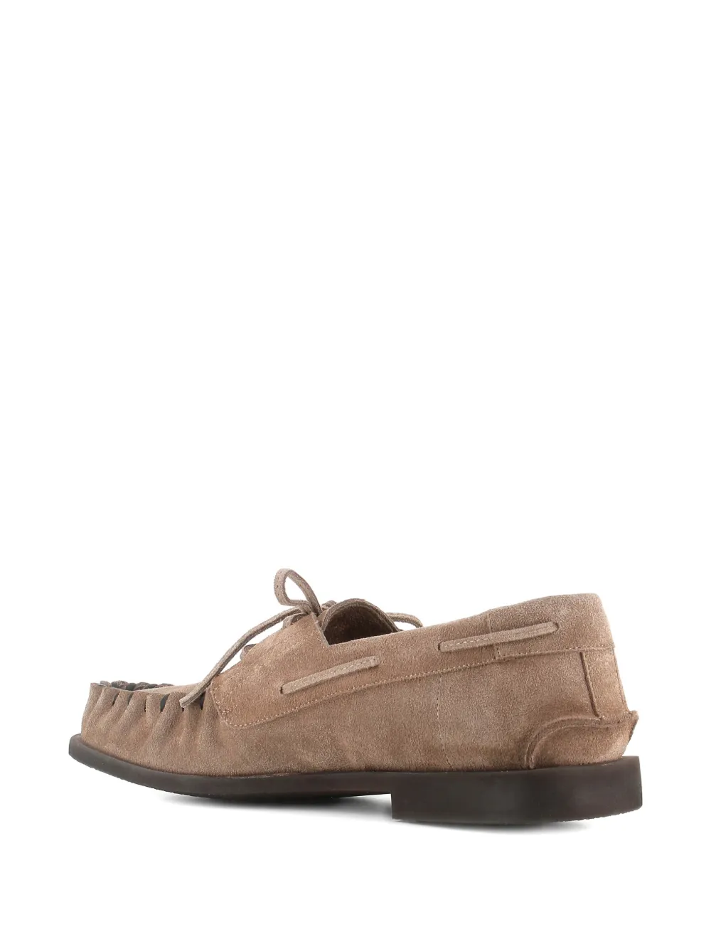 Alexander Hotto Suède derby schoenen Beige