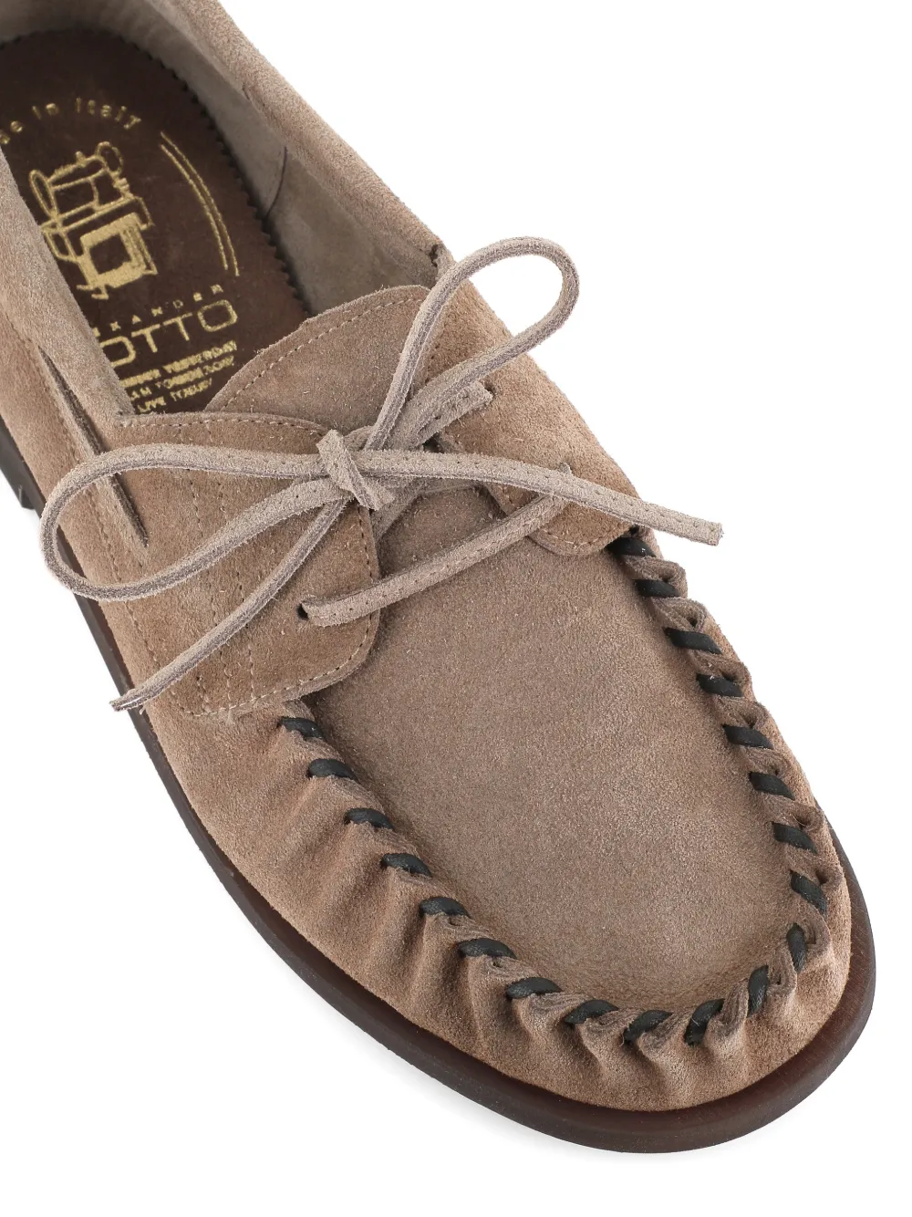 Alexander Hotto Suède derby schoenen Beige