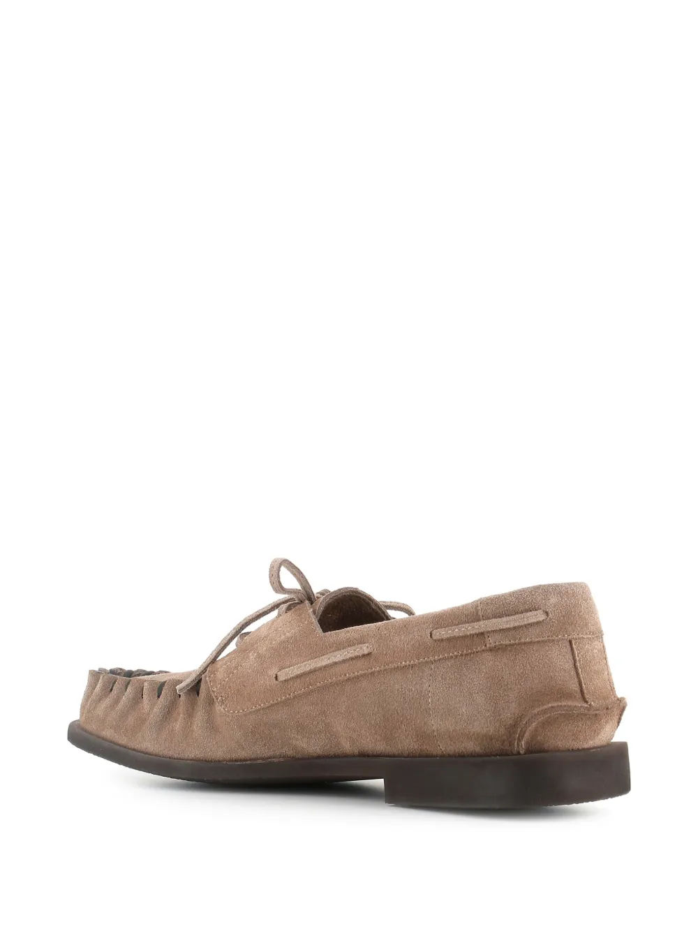  Alexander Hotto Suede Derby Shoes - Neutrals 
