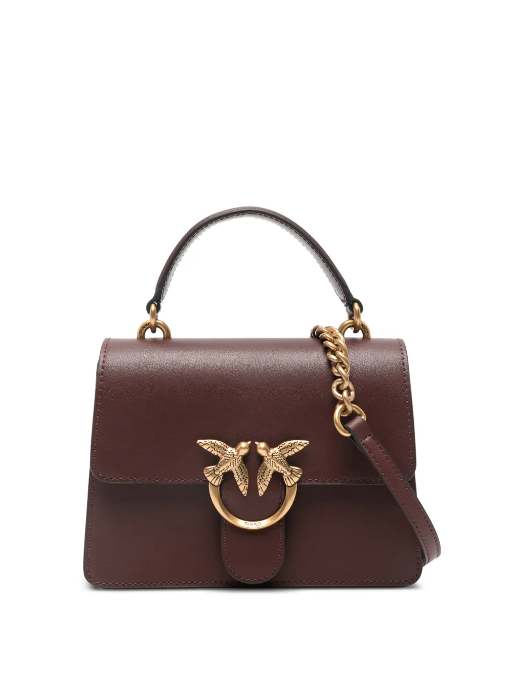 PINKO Mini Love One tote bag - Rosso