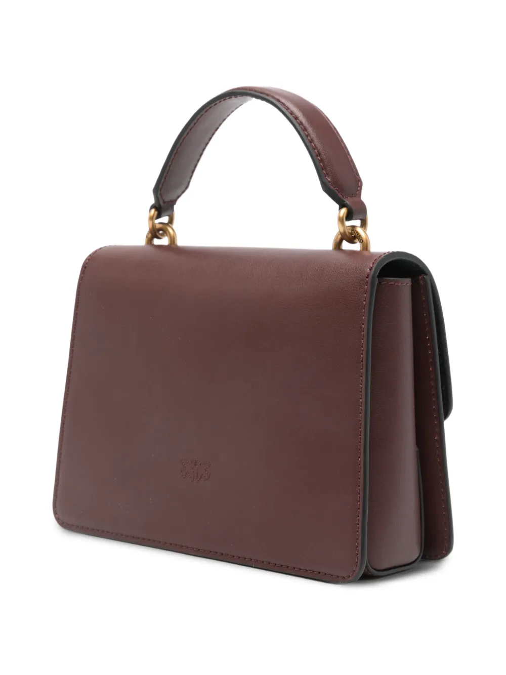 PINKO Love leren shopper Rood