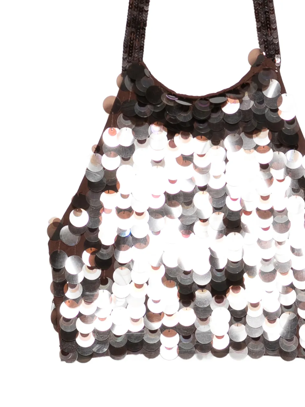  P.a.r.o.s.h. Sequin-embellished Top - Brown 