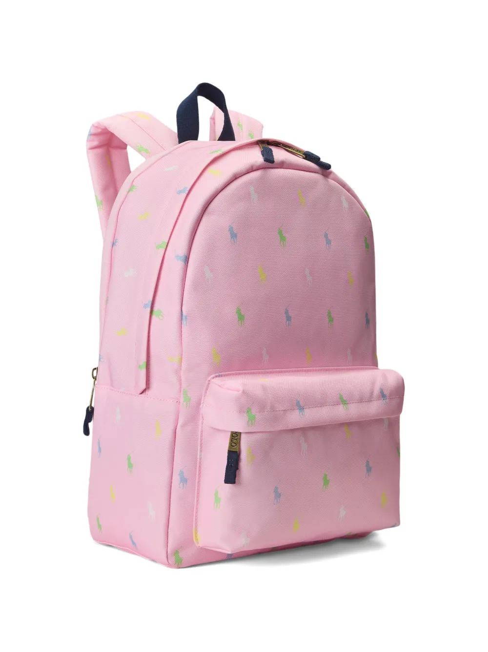  Polo Ralph Lauren Kids Logo Zip Backpack - Pink 