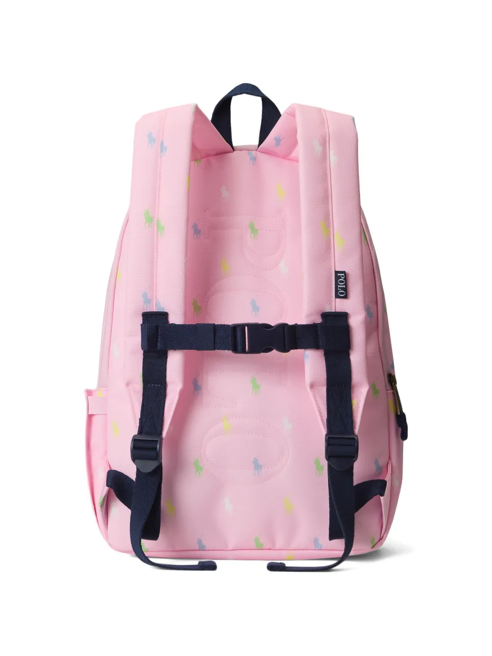  Polo Ralph Lauren Kids Logo Zip Backpack - Pink 