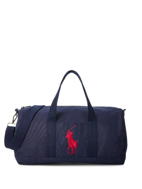 POLO RALPH LAUREN KIDS logo-embroidered duffel bag