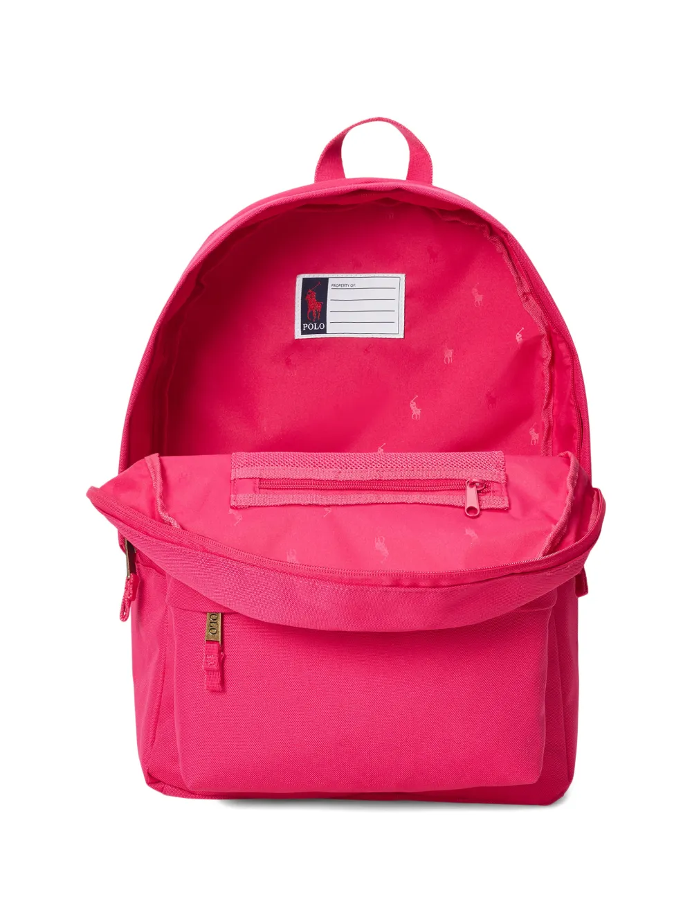 POLO RALPH LAUREN KIDS Rugzak met geborduurd logo Roze