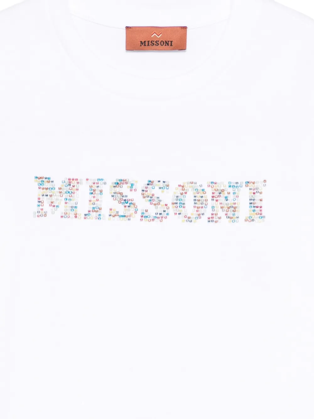 Missoni Kids T-shirt met logo Wit