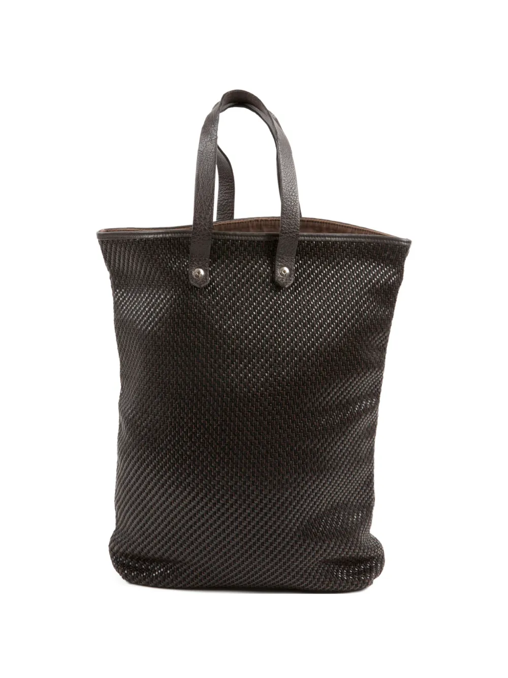 Hermès Pre-Owned 2000s woven tote bag - Marrone