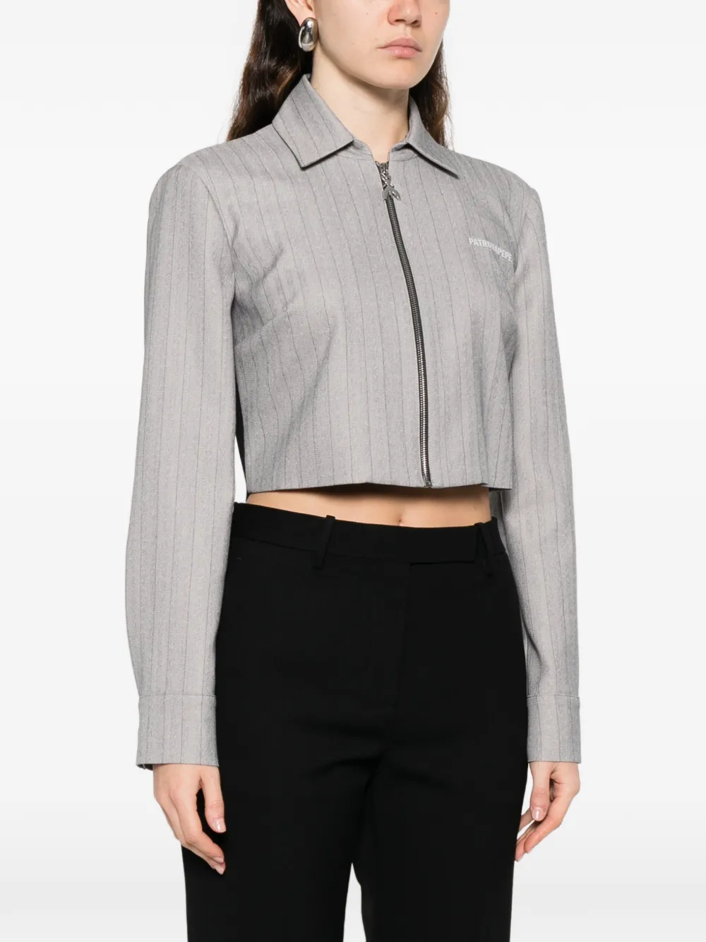Striped Zip Jacket