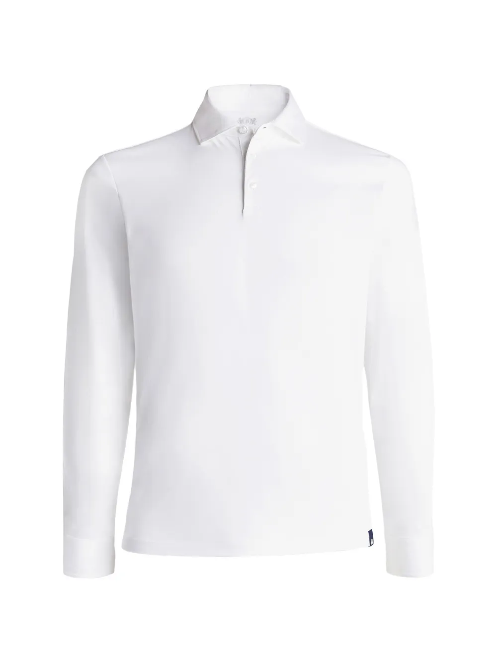 Boggi Milano Polo a maniche lunghe - Bianco