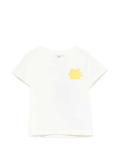 ETRO KIDS camiseta con apliques