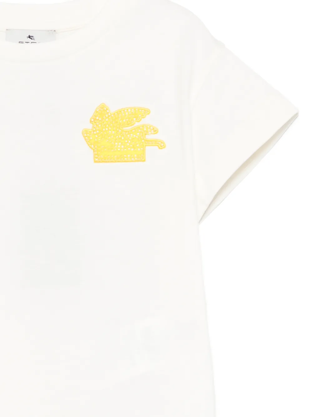  Etro Kids Appliqué T-shirt - Neutrals 
