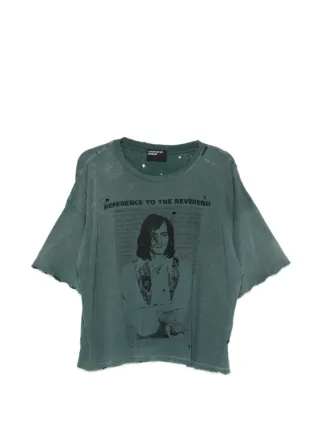 Enfants Riches Déprimés Distressed Graphic T-shirt | Green | FARFETCH