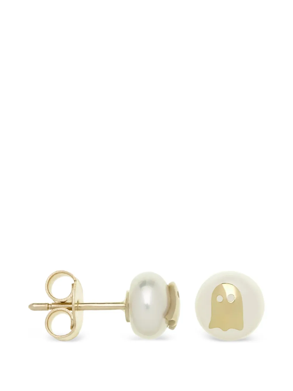 Aliita Ghost Pearl Earrings - Oro
