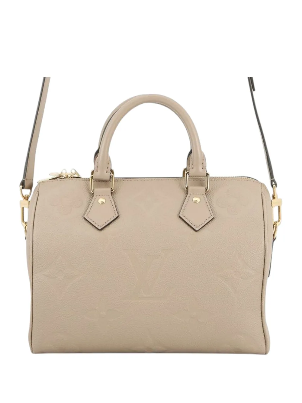 Louis Vuitton Pre-Owned 2000-2025 Monogram Empreinte Speedy Bandouliere 25 satchel - Marrone