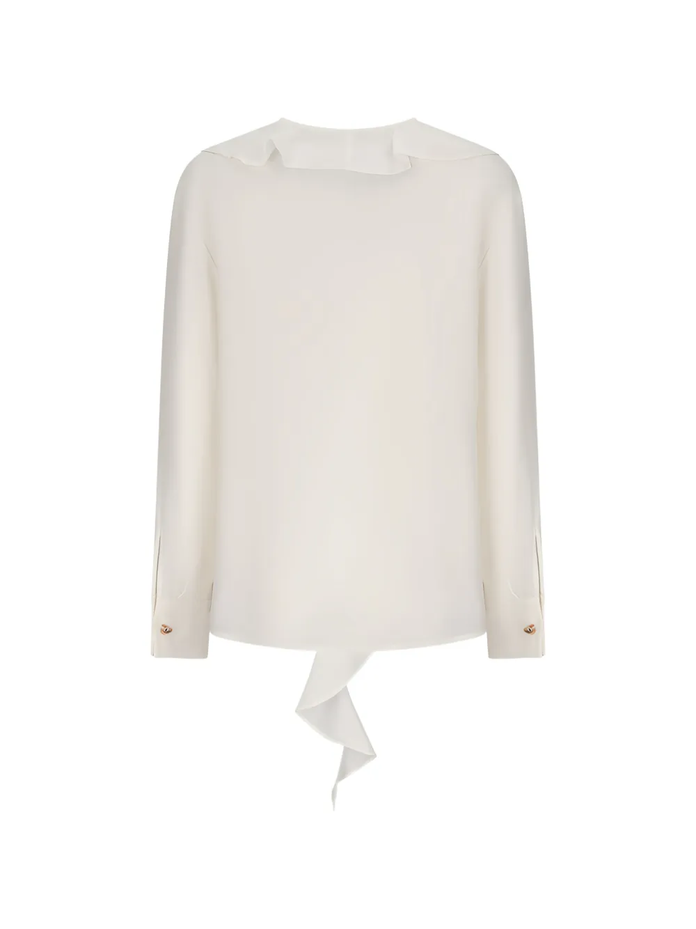  Max Mara Ruffled Blouse - Neutrals 