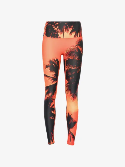 BLUE SKY INN palm-print performance leggings